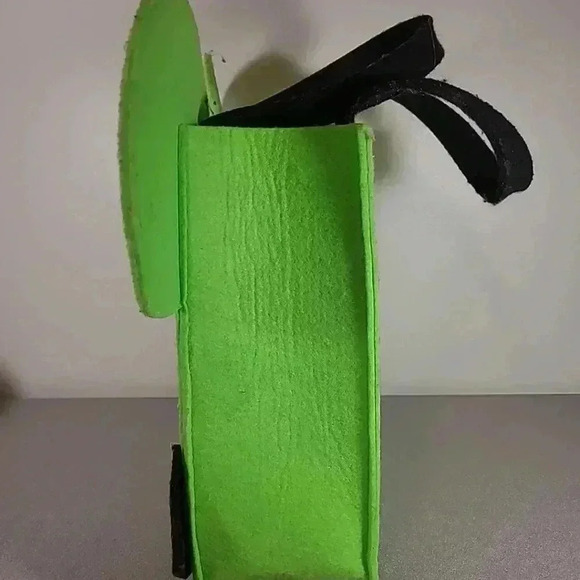 Disney Mickey Mouse Felt Trick or Treat Candy Bag Glow in the Dark Halloween - Picture 3 of 6